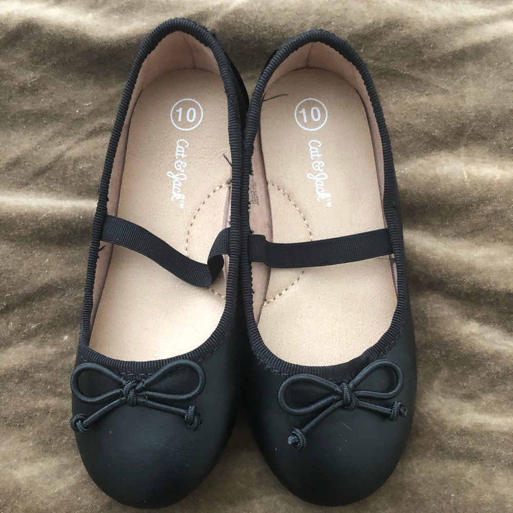 Cat and Jack new black dress shoes